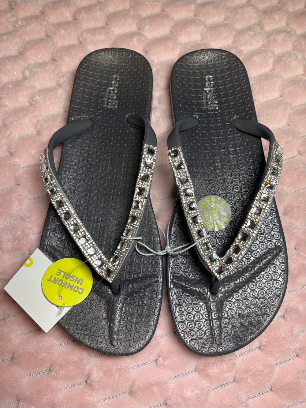 Women's Jeweled Flip Flop Sandals